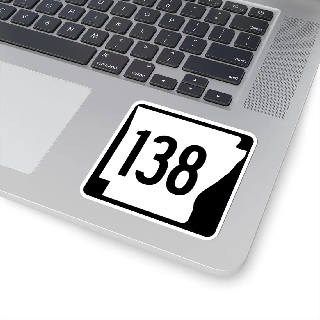 Arkansas 138 1970 (Arkansas) (Road Sign) STICKER Vinyl Kiss-Cut Decal - The Sticker Space