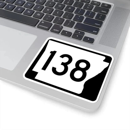 Arkansas 138 (Arkansas) (Road Sign) STICKER Vinyl Kiss-Cut Decal - The Sticker Space