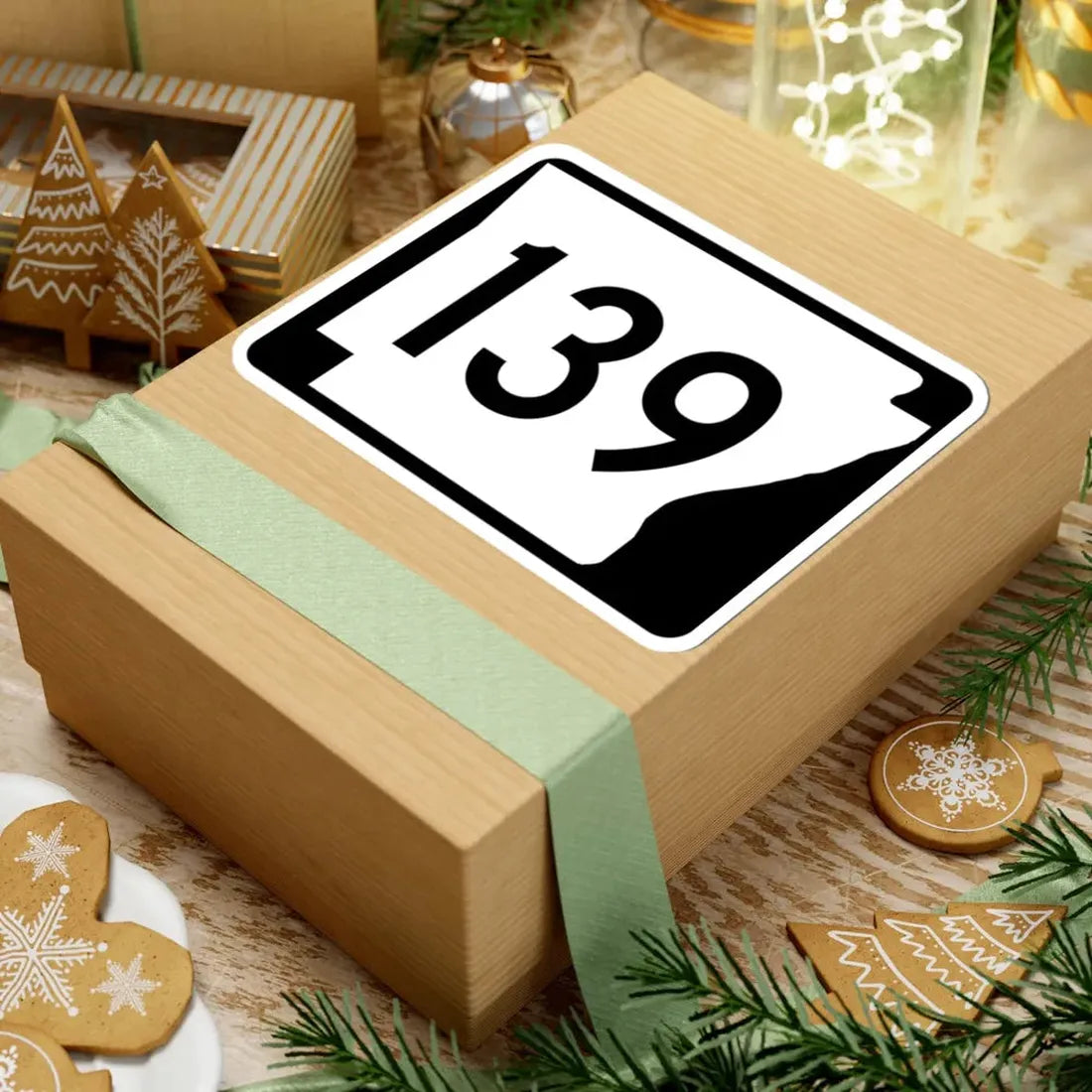 Arkansas 139 (Arkansas) (Road Sign) STICKER Vinyl Kiss-Cut Decal - The Sticker Space