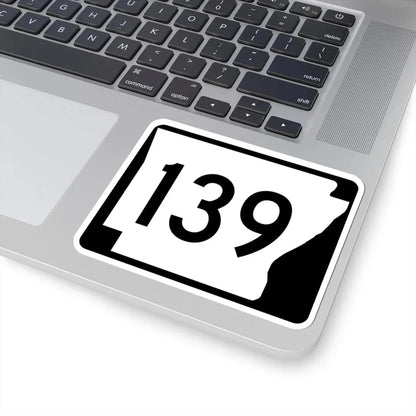 Arkansas 139 (Arkansas) (Road Sign) STICKER Vinyl Kiss-Cut Decal - The Sticker Space
