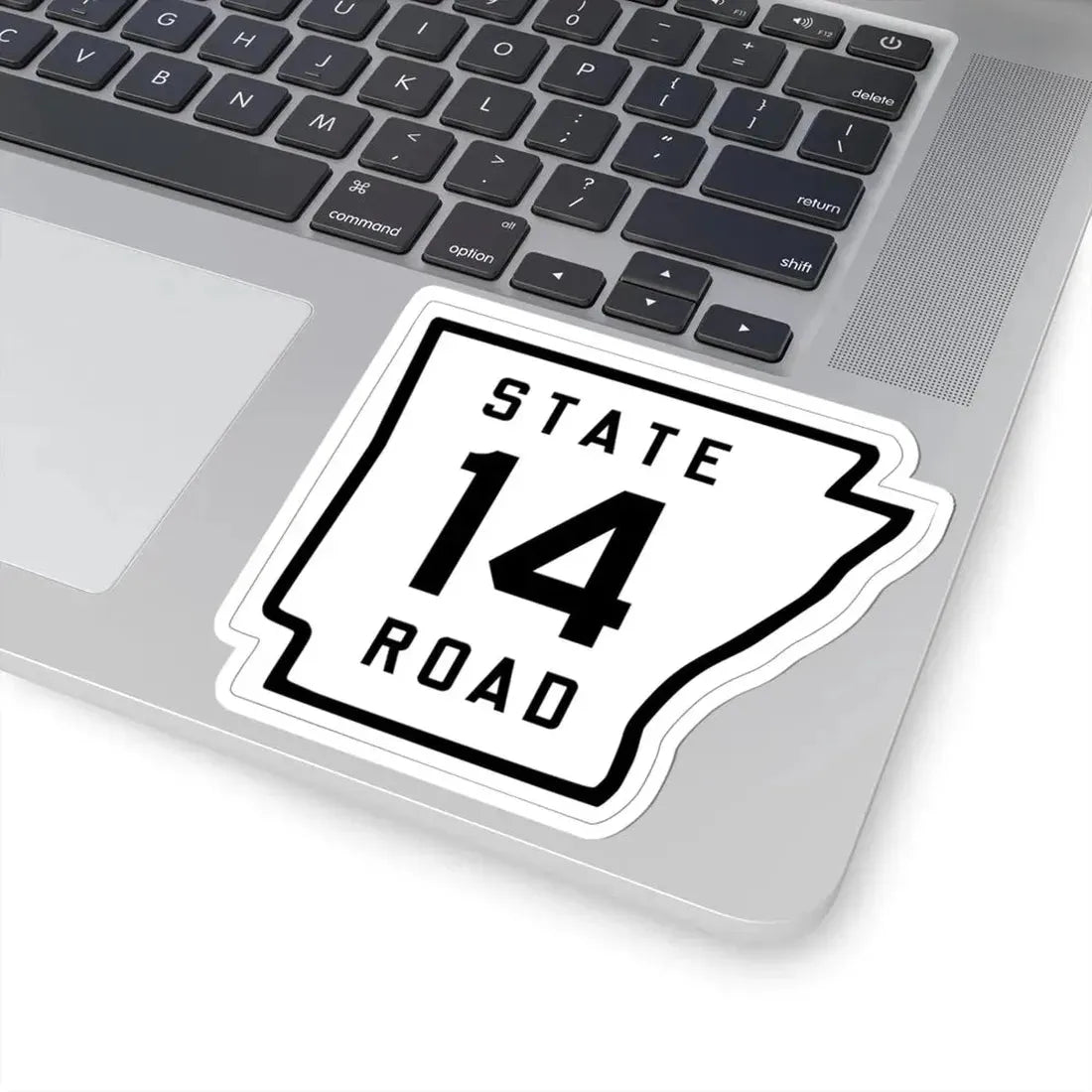 Arkansas 14 1926 (Arkansas) (Road Sign) STICKER Vinyl Kiss-Cut Decal - The Sticker Space
