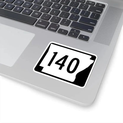 Arkansas 140 (Arkansas) (Road Sign) STICKER Vinyl Kiss-Cut Decal - The Sticker Space