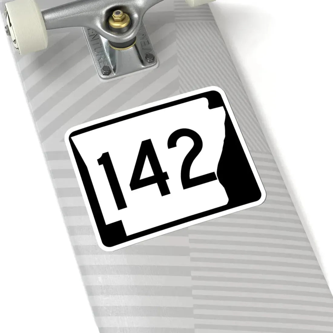Arkansas 142 (Arkansas) (Road Sign) STICKER Vinyl Kiss-Cut Decal - The Sticker Space