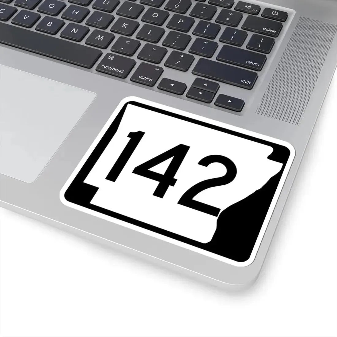 Arkansas 142 (Arkansas) (Road Sign) STICKER Vinyl Kiss-Cut Decal - The Sticker Space
