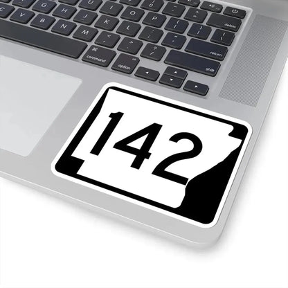 Arkansas 142 (Arkansas) (Road Sign) STICKER Vinyl Kiss-Cut Decal - The Sticker Space