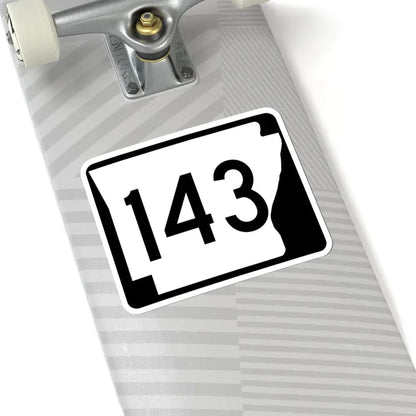 Arkansas 143 (Arkansas) (Road Sign) STICKER Vinyl Kiss-Cut Decal - The Sticker Space