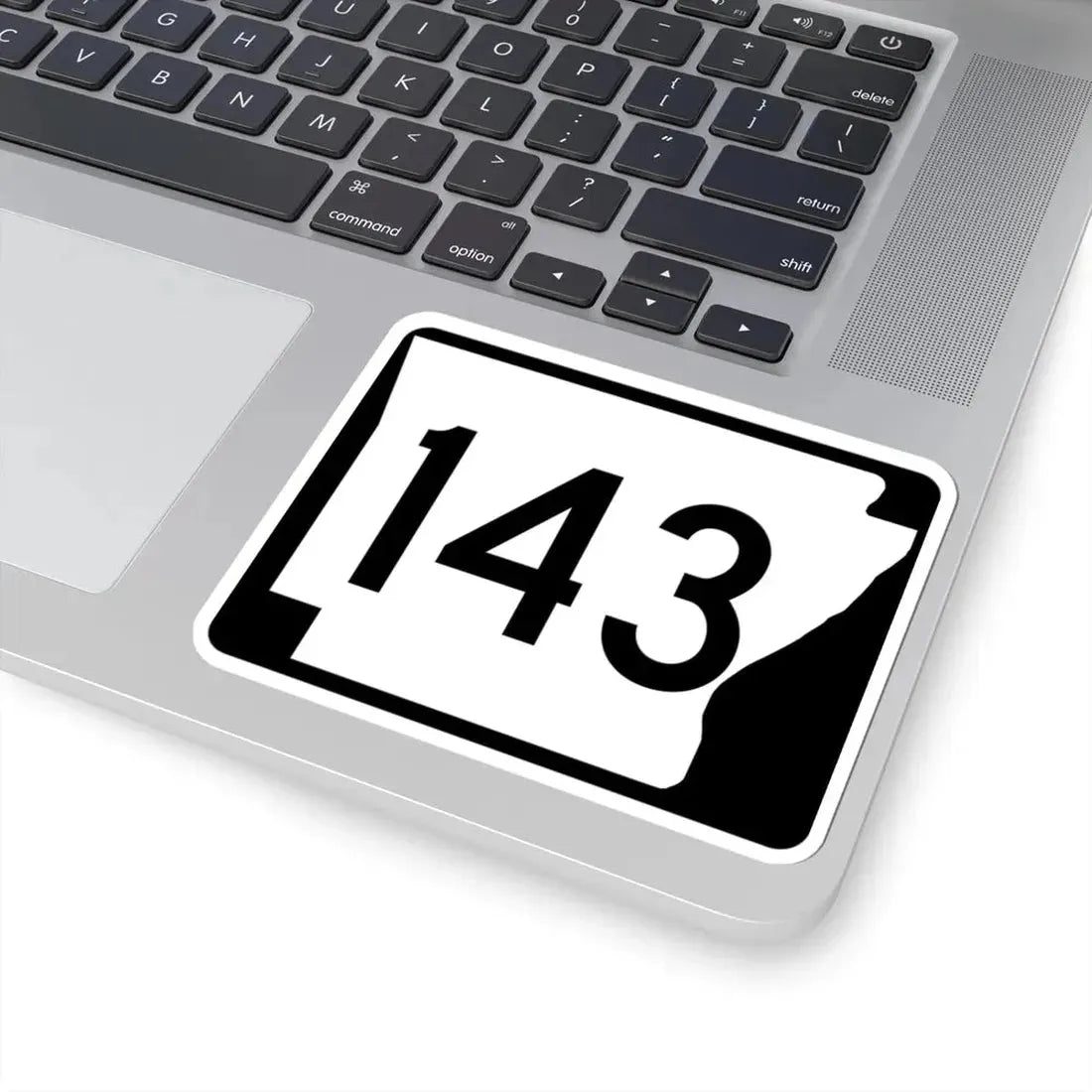 Arkansas 143 (Arkansas) (Road Sign) STICKER Vinyl Kiss-Cut Decal - The Sticker Space