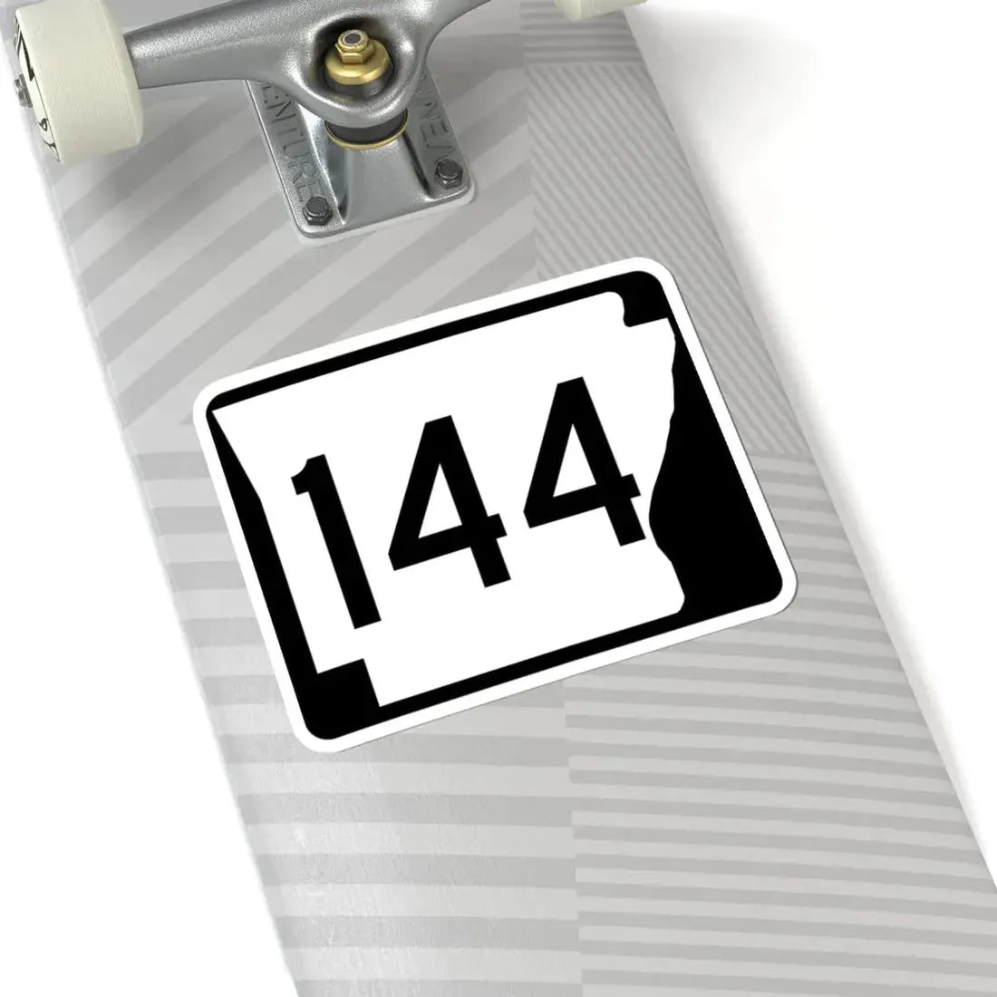 Arkansas 144 (Arkansas) (Road Sign) STICKER Vinyl Kiss-Cut Decal - The Sticker Space