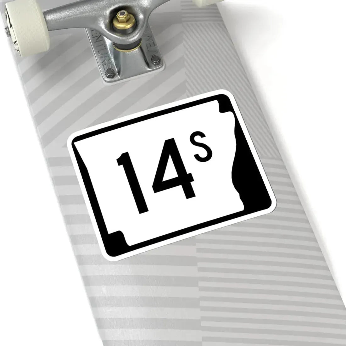 Arkansas 14S (Arkansas) (Road Sign) STICKER Vinyl Kiss-Cut Decal - The Sticker Space