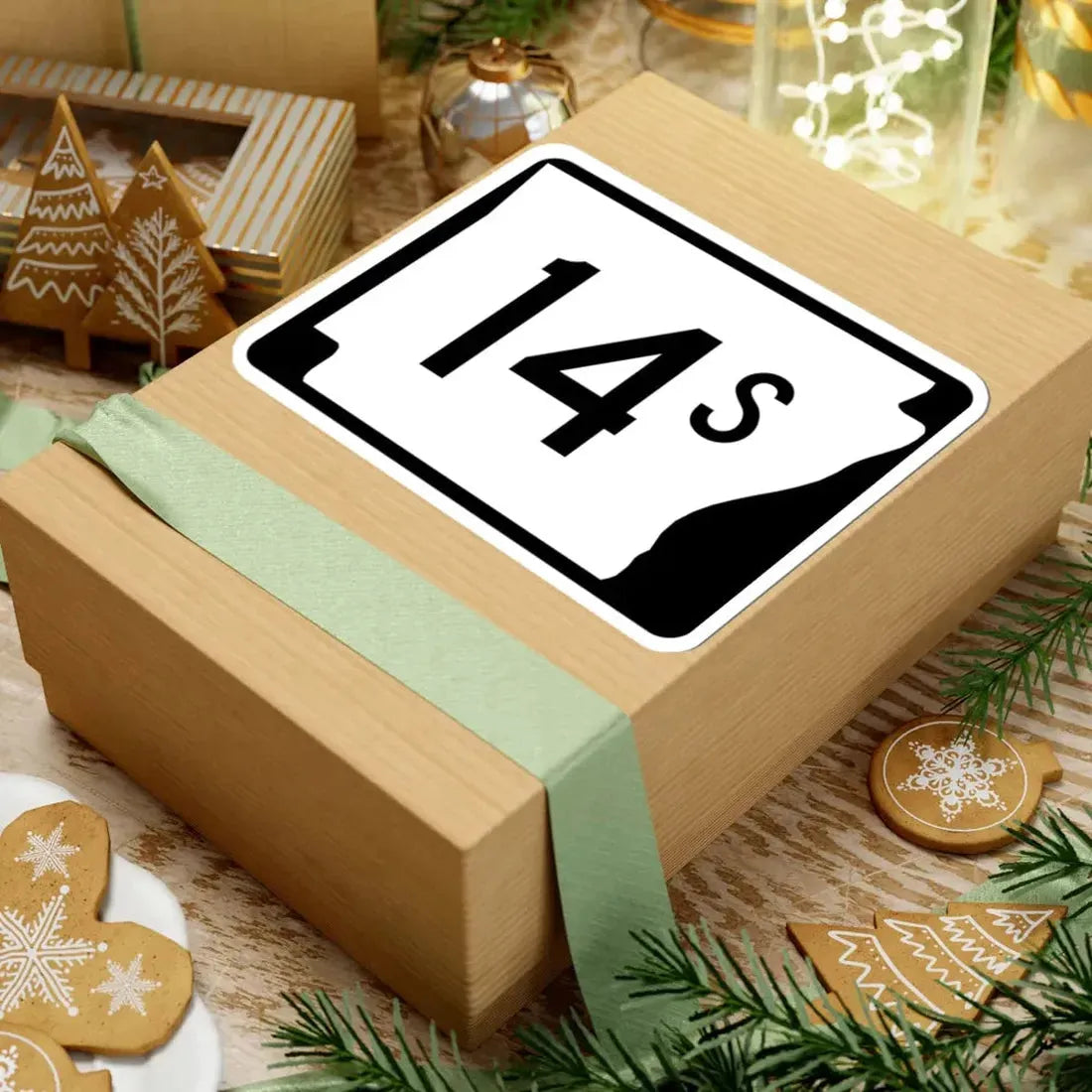 Arkansas 14S (Arkansas) (Road Sign) STICKER Vinyl Kiss-Cut Decal - The Sticker Space