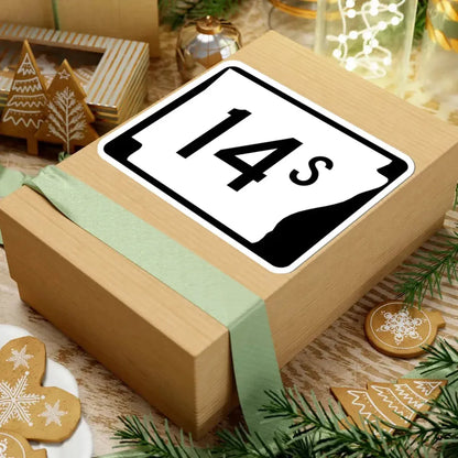 Arkansas 14S (Arkansas) (Road Sign) STICKER Vinyl Kiss-Cut Decal - The Sticker Space