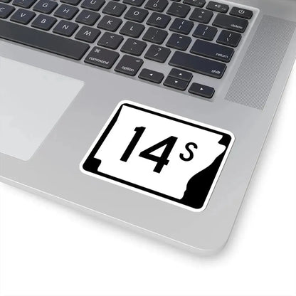 Arkansas 14S (Arkansas) (Road Sign) STICKER Vinyl Kiss-Cut Decal - The Sticker Space
