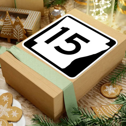 Arkansas 15 (Arkansas) (Road Sign) STICKER Vinyl Kiss-Cut Decal - The Sticker Space