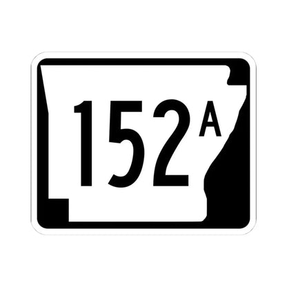 Arkansas 152A (Arkansas) (Road Sign) STICKER Vinyl Kiss-Cut Decal 4 Inch White - The Sticker Space