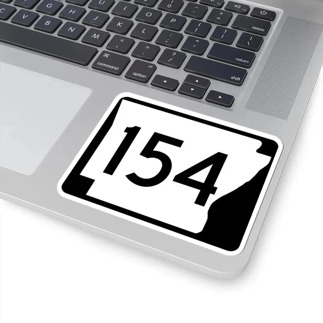 Arkansas 154 (Arkansas) (Road Sign) STICKER Vinyl Kiss-Cut Decal - The Sticker Space