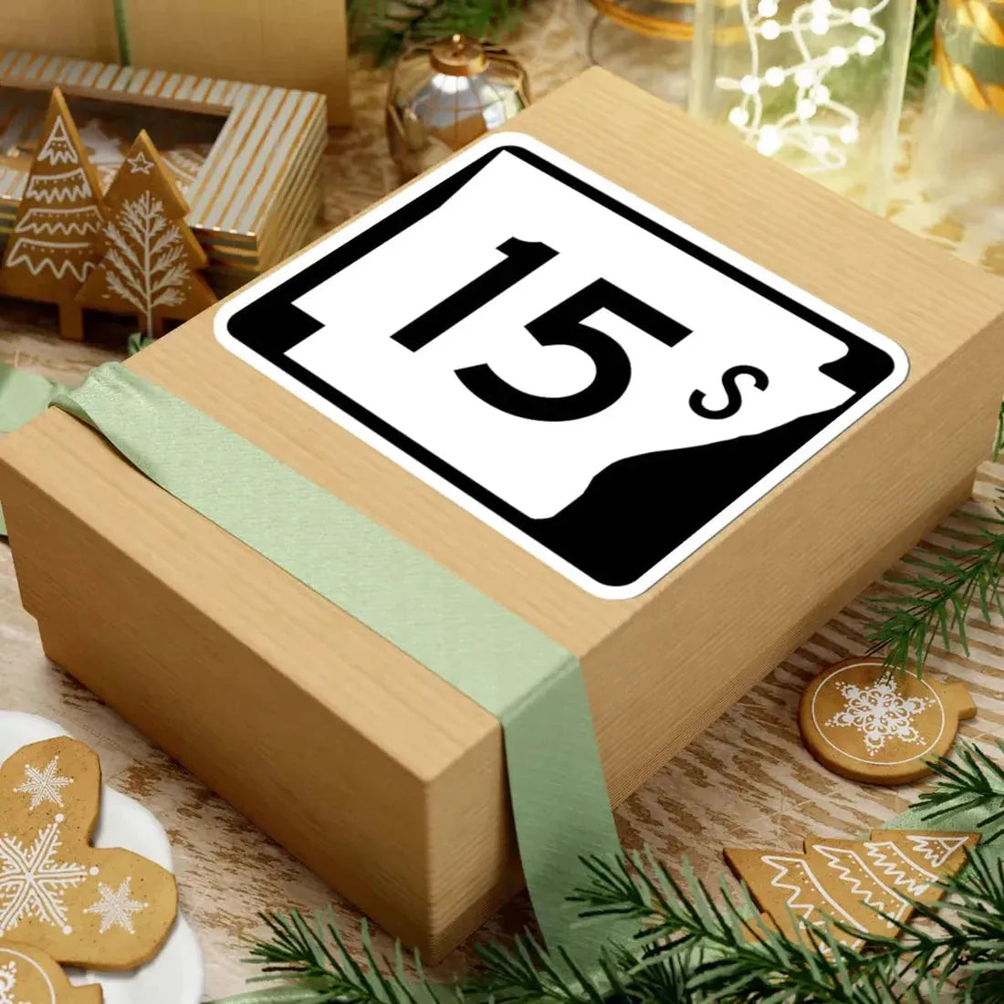 Arkansas 15S (Arkansas) (Road Sign) STICKER Vinyl Kiss-Cut Decal - The Sticker Space