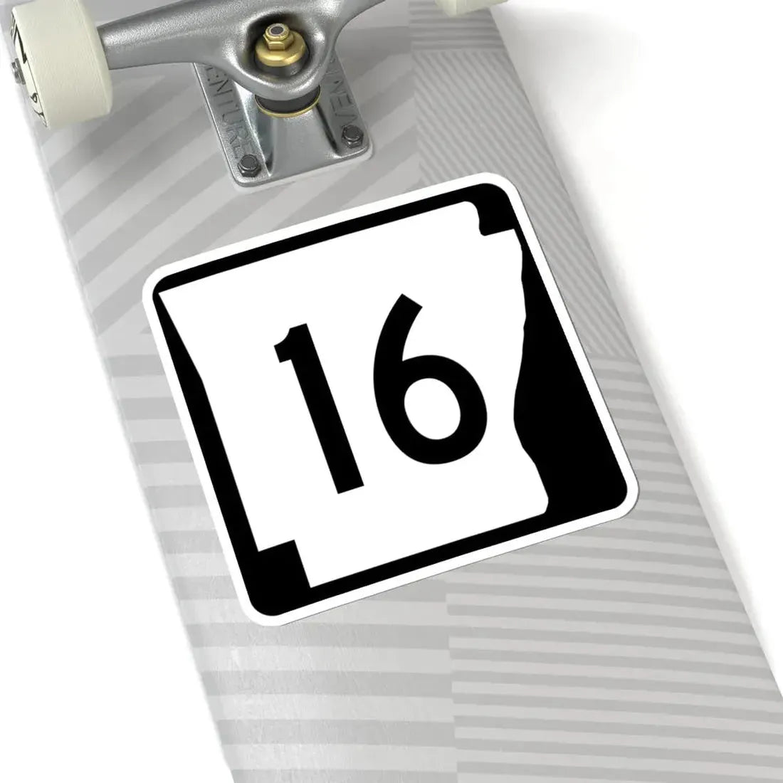 Arkansas 16 (Arkansas) (Road Sign) STICKER Vinyl Kiss-Cut Decal - The Sticker Space