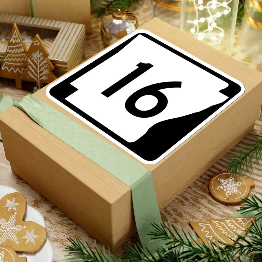 Arkansas 16 (Arkansas) (Road Sign) STICKER Vinyl Kiss-Cut Decal - The Sticker Space