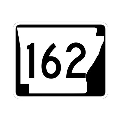 Arkansas 162 (Arkansas) (Road Sign) STICKER Vinyl Kiss-Cut Decal 6 Inch White - The Sticker Space