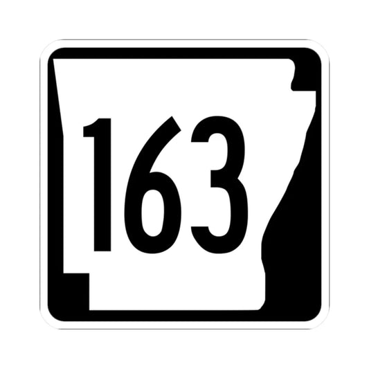 Arkansas 163 1970 (Arkansas) (Road Sign) STICKER Vinyl Kiss-Cut Decal 2 Inch White - The Sticker Space