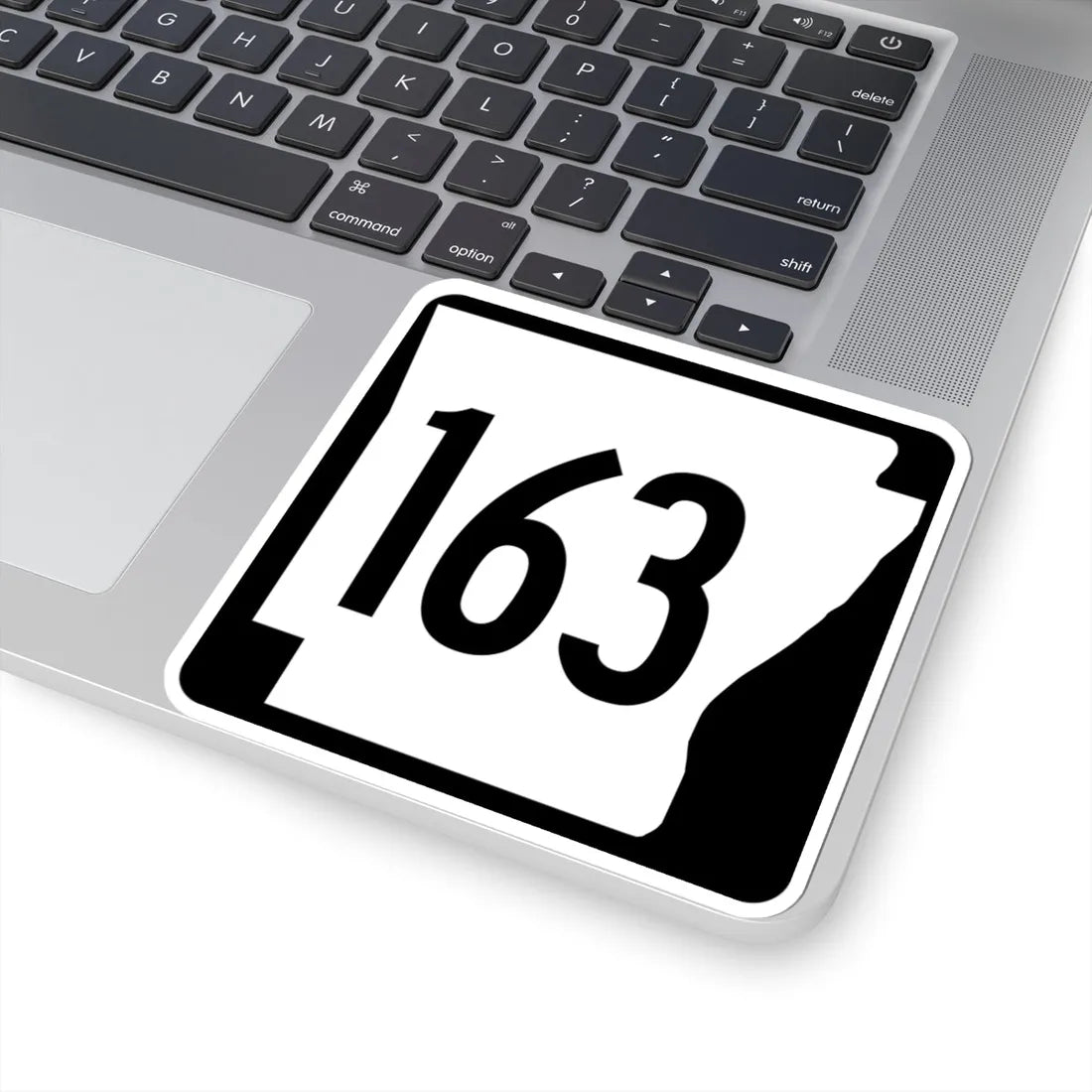 Arkansas 163 1970 (Arkansas) (Road Sign) STICKER Vinyl Kiss-Cut Decal - The Sticker Space