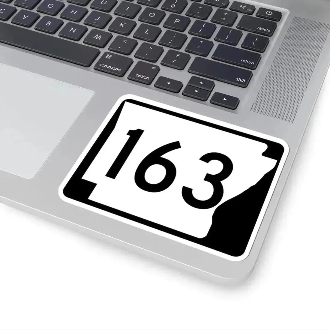 Arkansas 163 (Arkansas) (Road Sign) STICKER Vinyl Kiss-Cut Decal - The Sticker Space