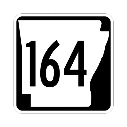Arkansas 164 1970 (Arkansas) (Road Sign) STICKER Vinyl Kiss-Cut Decal 4 Inch White - The Sticker Space