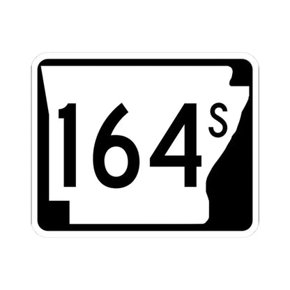 Arkansas 164S (Arkansas) (Road Sign) STICKER Vinyl Kiss-Cut Decal 3 Inch White - The Sticker Space