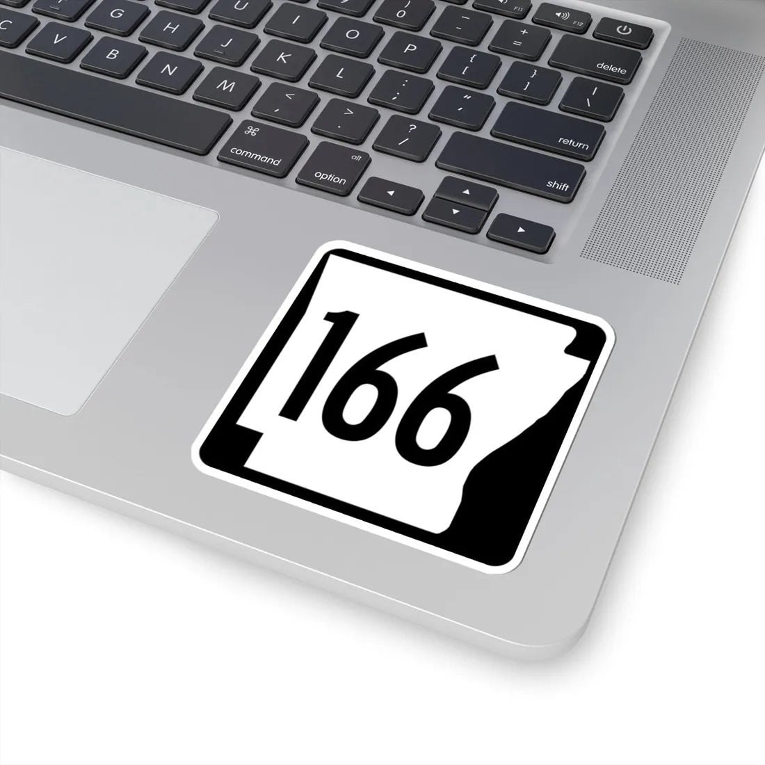 Arkansas 166 1970 (Arkansas) (Road Sign) STICKER Vinyl Kiss-Cut Decal - The Sticker Space