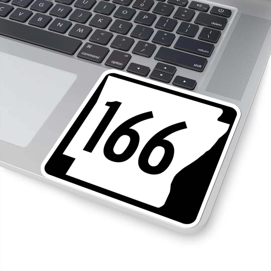 Arkansas 166 1970 (Arkansas) (Road Sign) STICKER Vinyl Kiss-Cut Decal - The Sticker Space
