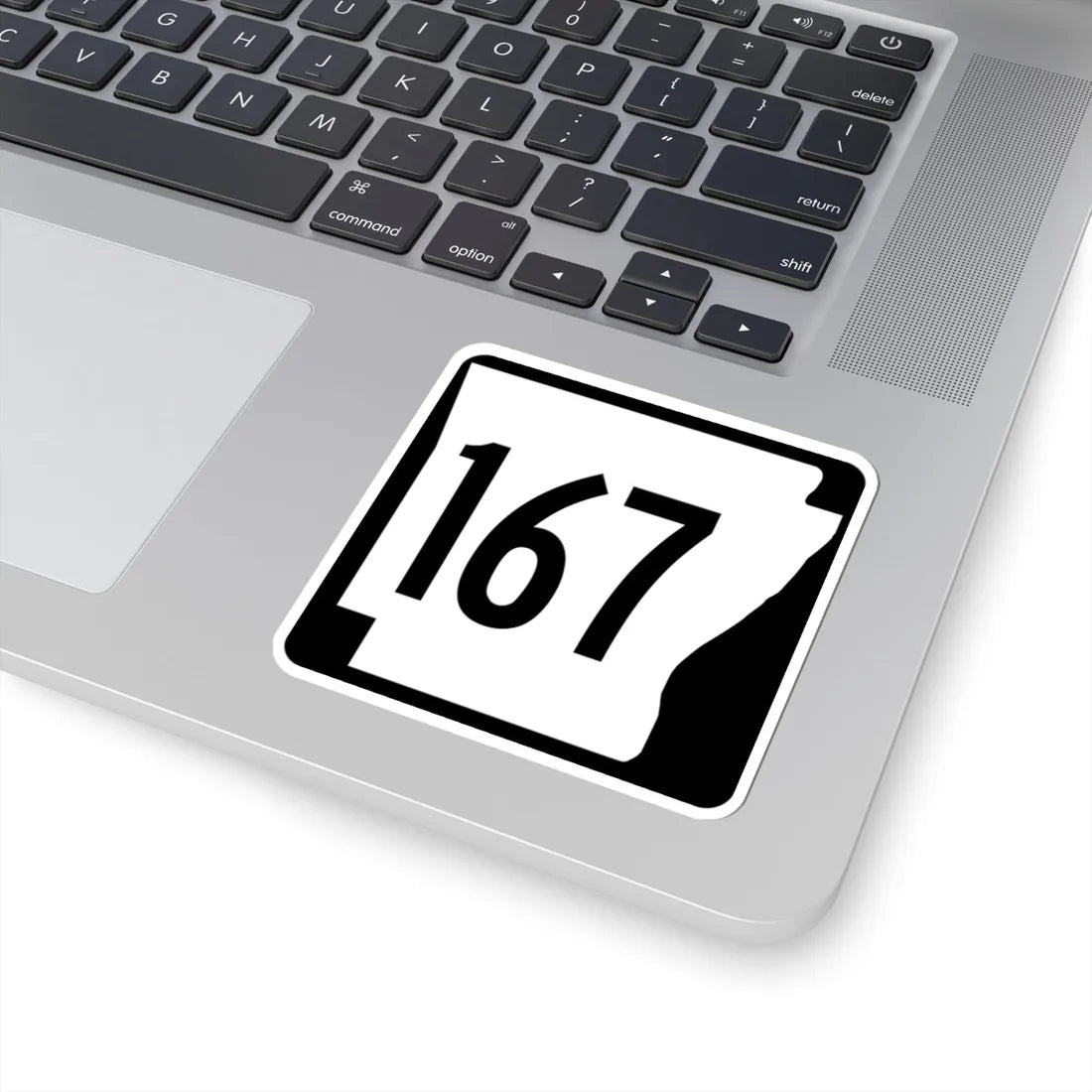 Arkansas 167 1970 (Arkansas) (Road Sign) STICKER Vinyl Kiss-Cut Decal - The Sticker Space