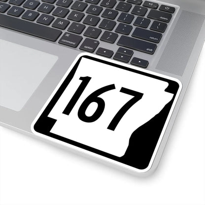 Arkansas 167 1970 (Arkansas) (Road Sign) STICKER Vinyl Kiss-Cut Decal - The Sticker Space