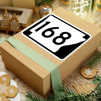 Arkansas 168 (Arkansas) (Road Sign) STICKER Vinyl Kiss-Cut Decal - The Sticker Space