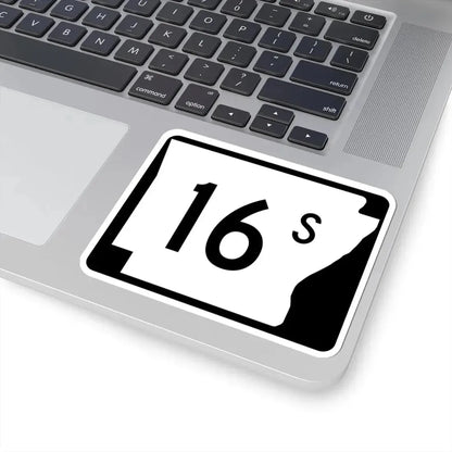Arkansas 16S (Arkansas) (Road Sign) STICKER Vinyl Kiss-Cut Decal - The Sticker Space