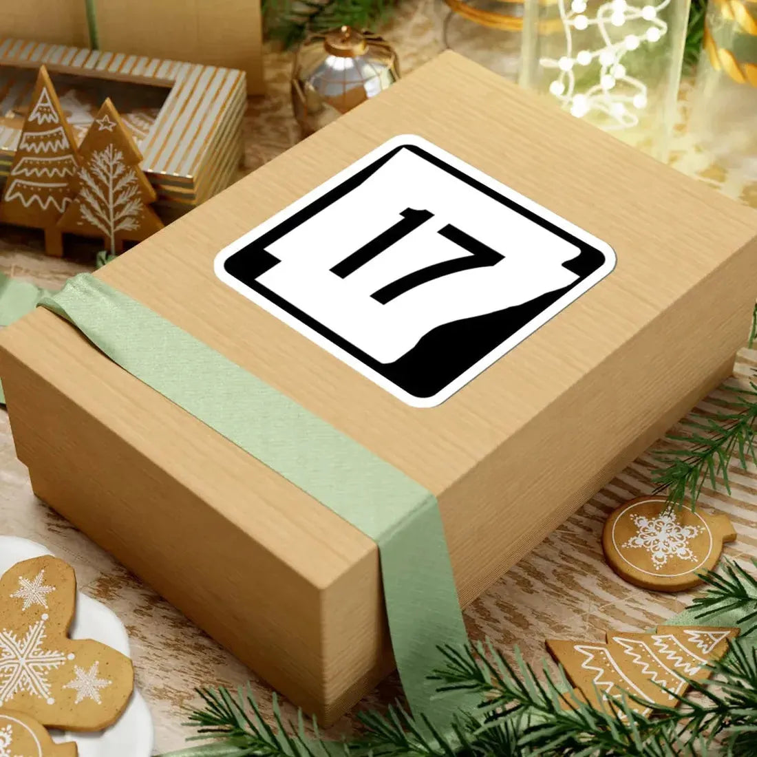 Arkansas 17 (Arkansas) (Road Sign) STICKER Vinyl Kiss-Cut Decal - The Sticker Space