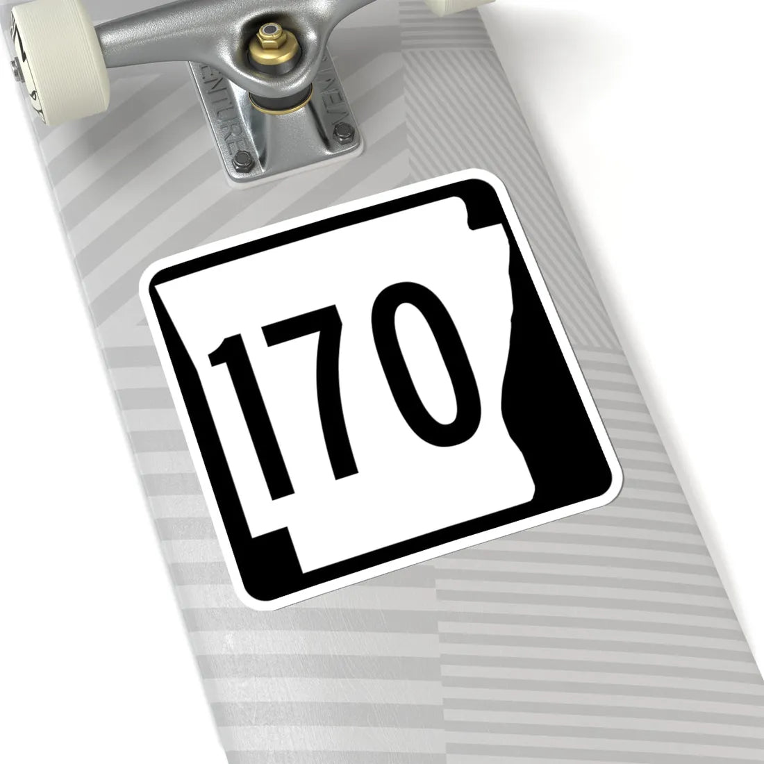 Arkansas 170 1970 (Arkansas) (Road Sign) STICKER Vinyl Kiss-Cut Decal - The Sticker Space