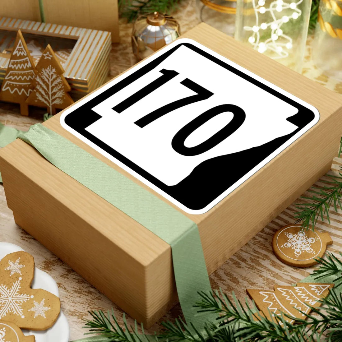 Arkansas 170 1970 (Arkansas) (Road Sign) STICKER Vinyl Kiss-Cut Decal - The Sticker Space