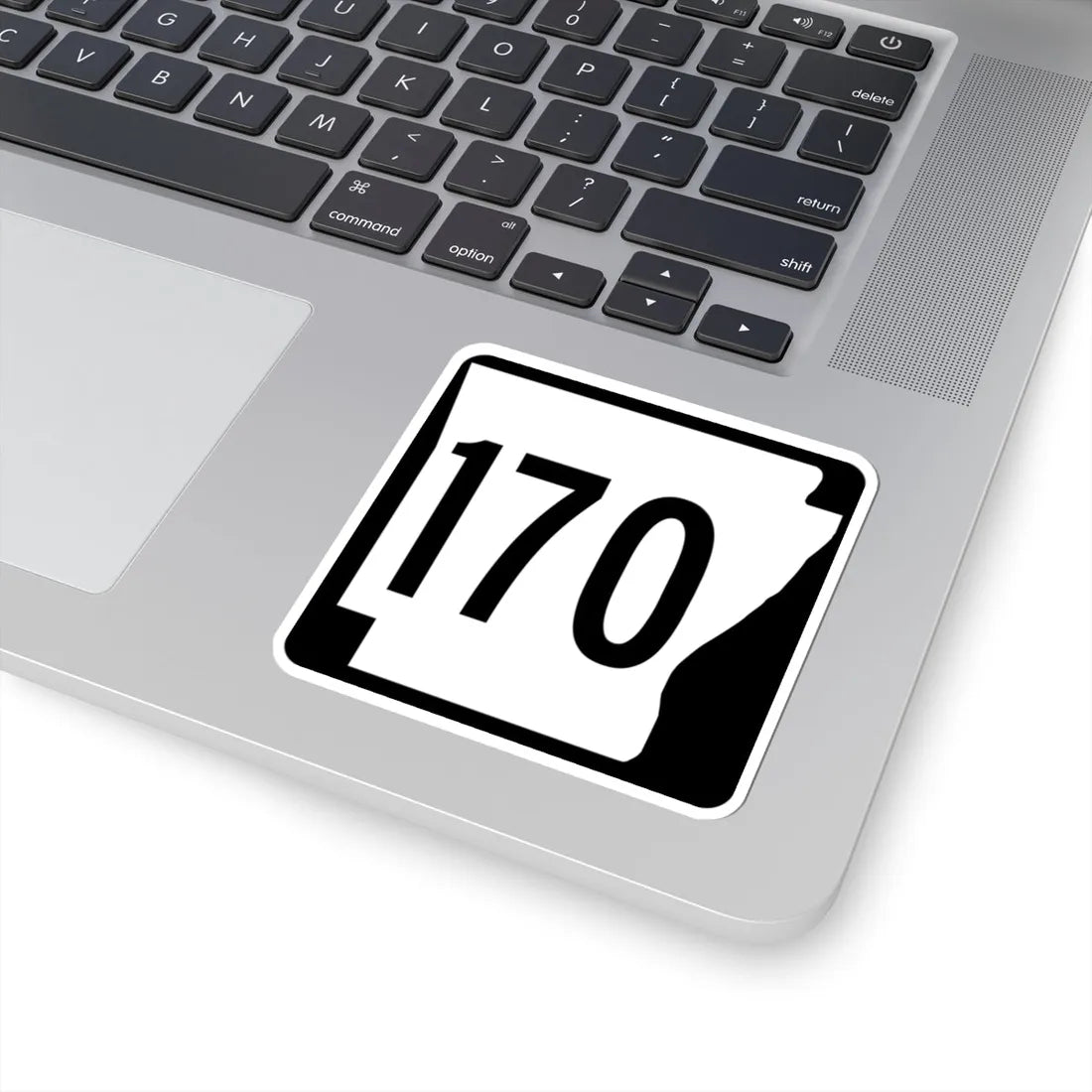 Arkansas 170 1970 (Arkansas) (Road Sign) STICKER Vinyl Kiss-Cut Decal - The Sticker Space