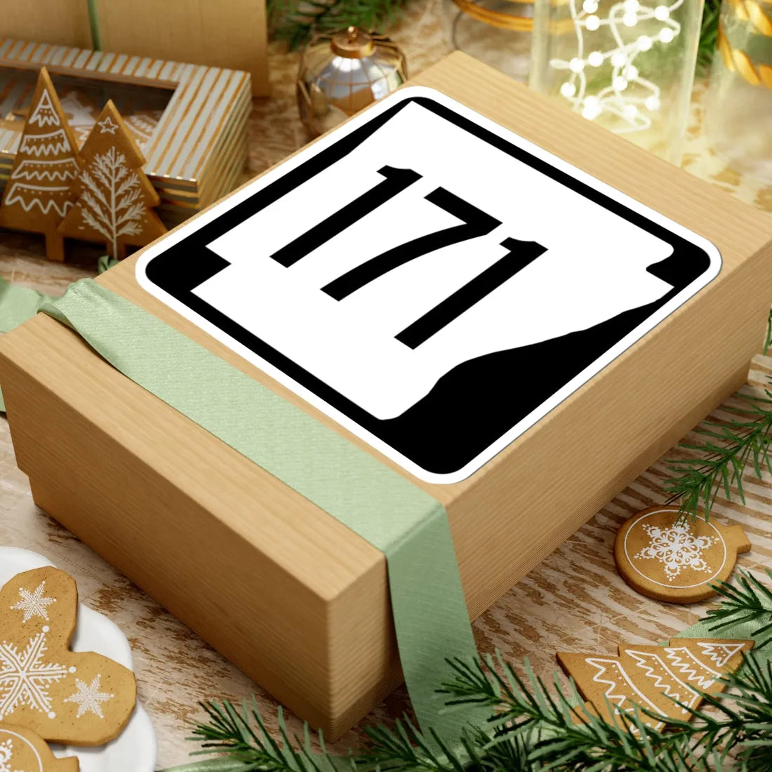 Arkansas 171 1970 (Arkansas) (Road Sign) STICKER Vinyl Kiss-Cut Decal - The Sticker Space