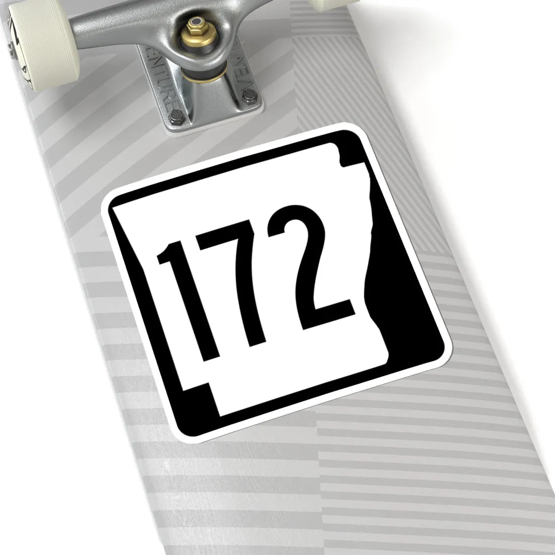 Arkansas 172 1970 (Arkansas) (Road Sign) STICKER Vinyl Kiss-Cut Decal - The Sticker Space