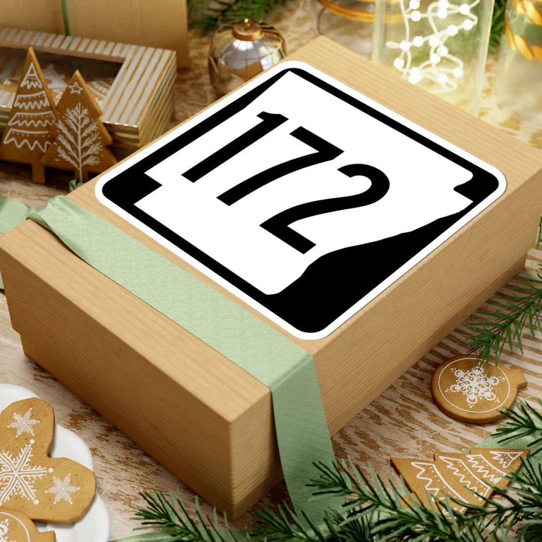 Arkansas 172 1970 (Arkansas) (Road Sign) STICKER Vinyl Kiss-Cut Decal - The Sticker Space