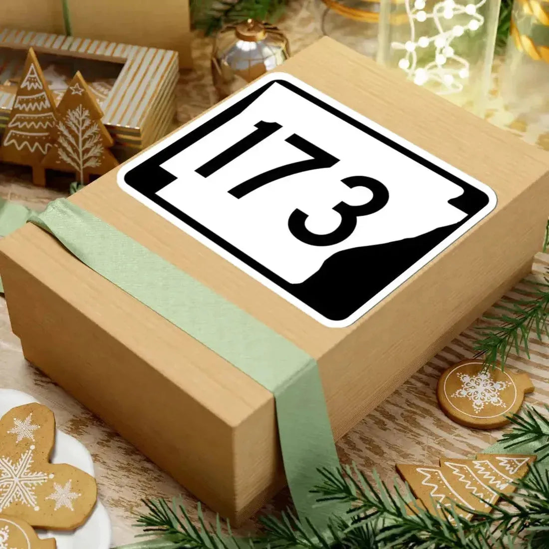 Arkansas 173 (Arkansas) (Road Sign) STICKER Vinyl Kiss-Cut Decal - The Sticker Space