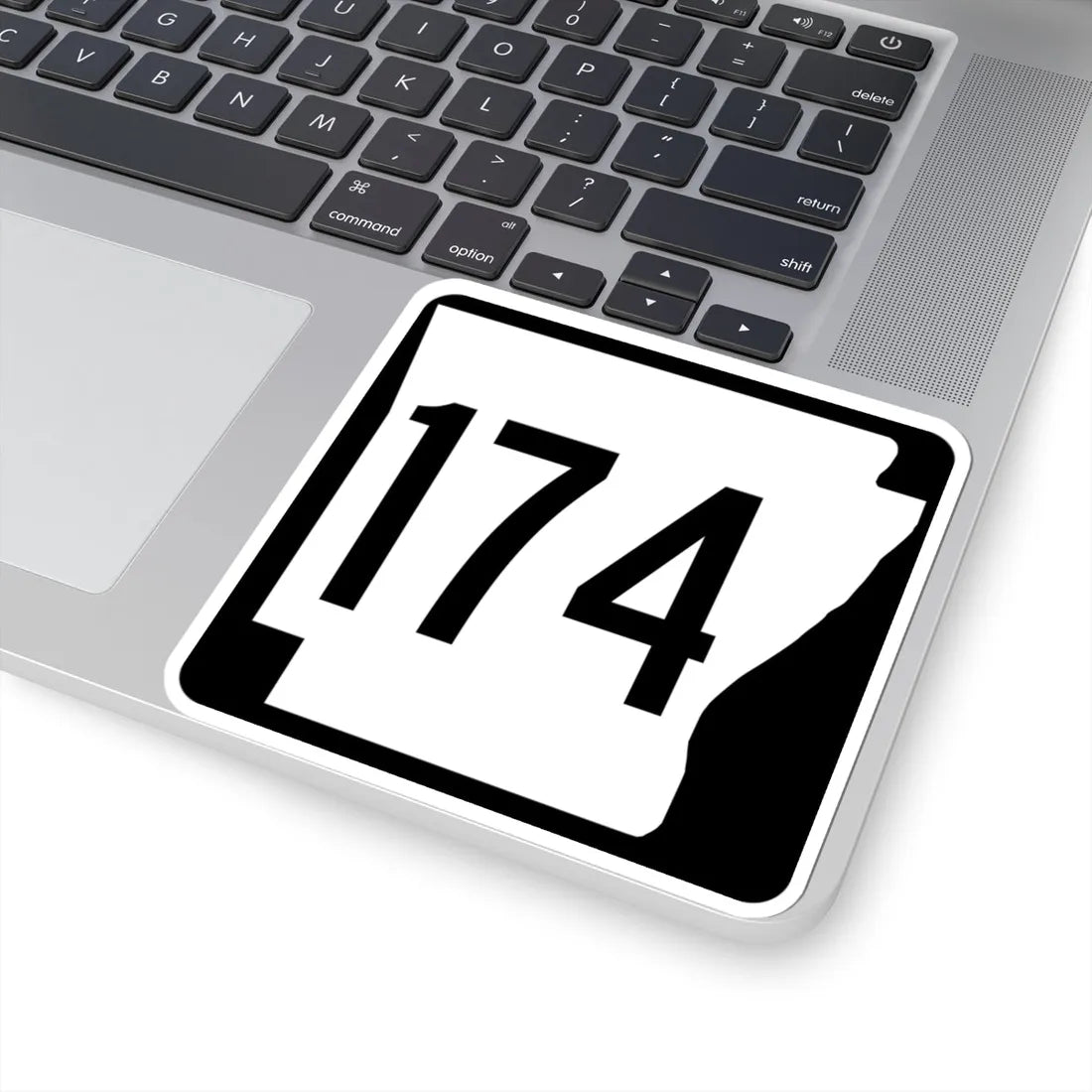 Arkansas 174 1970 (Arkansas) (Road Sign) STICKER Vinyl Kiss-Cut Decal - The Sticker Space