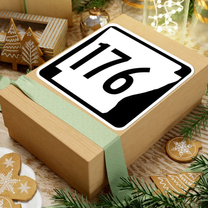 Arkansas 176 1970 (Arkansas) (Road Sign) STICKER Vinyl Kiss-Cut Decal - The Sticker Space