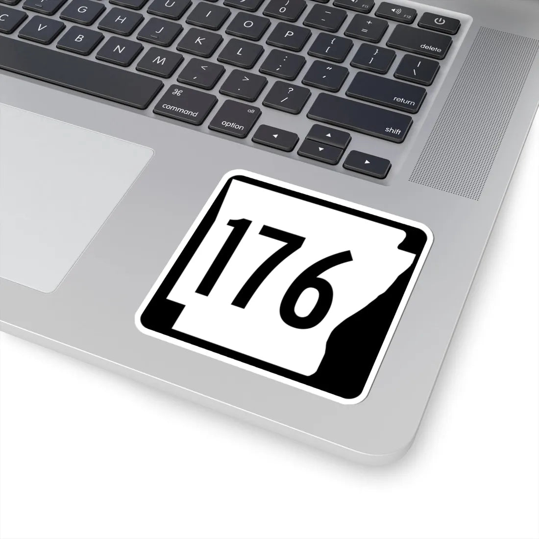 Arkansas 176 1970 (Arkansas) (Road Sign) STICKER Vinyl Kiss-Cut Decal - The Sticker Space