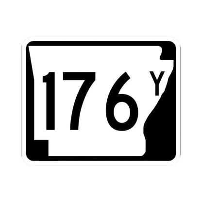 Arkansas 176Y (Arkansas) (Road Sign) STICKER Vinyl Kiss-Cut Decal 2 Inch White - The Sticker Space