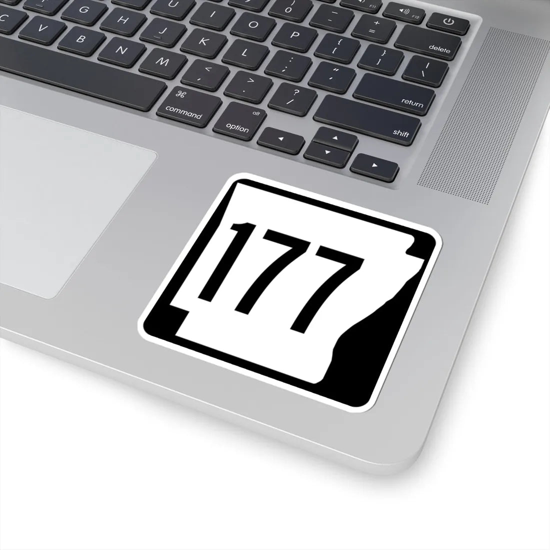 Arkansas 177 1970 (Arkansas) (Road Sign) STICKER Vinyl Kiss-Cut Decal - The Sticker Space