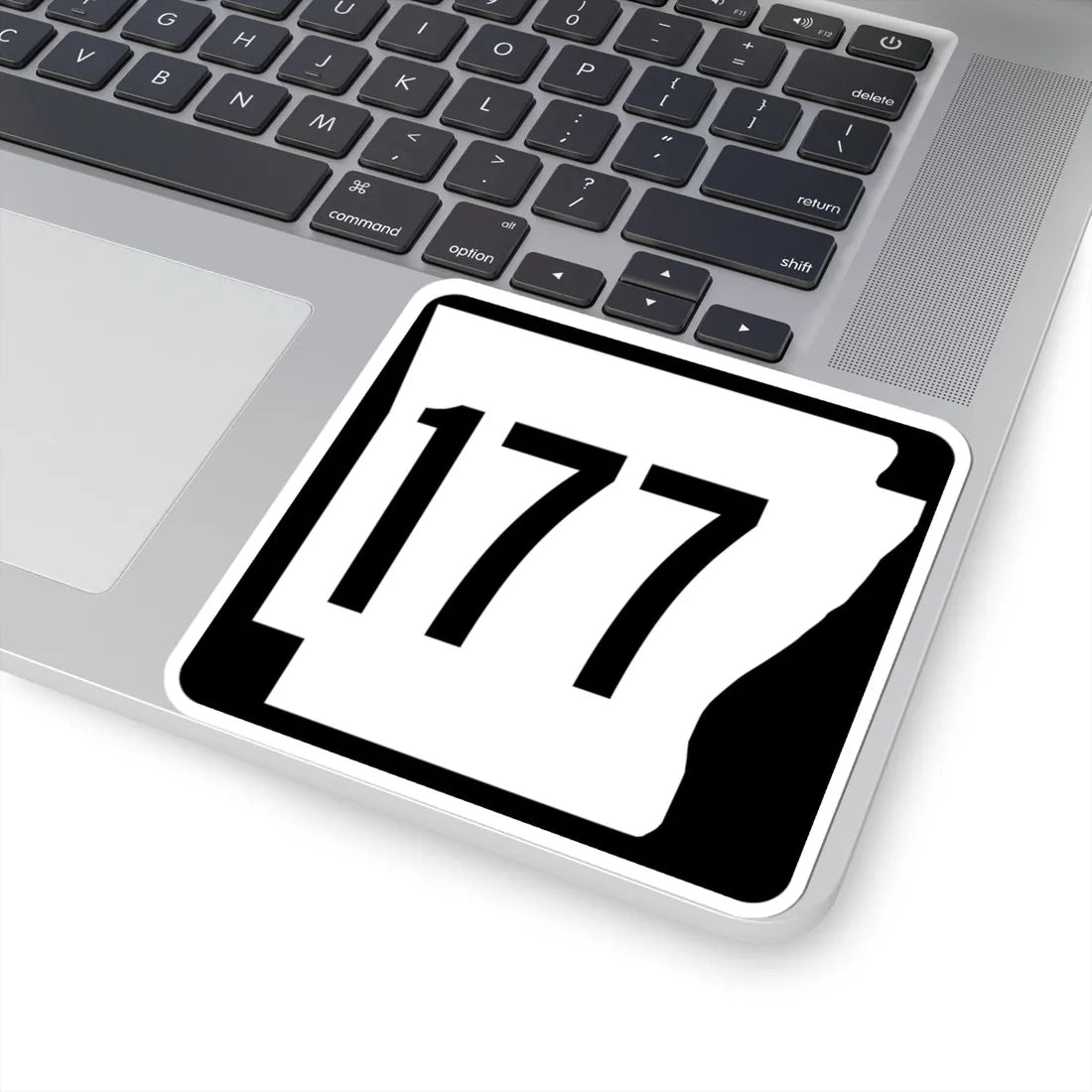 Arkansas 177 1970 (Arkansas) (Road Sign) STICKER Vinyl Kiss-Cut Decal - The Sticker Space