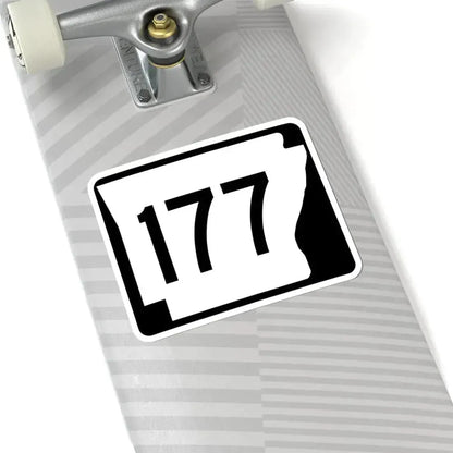 Arkansas 177 (Arkansas) (Road Sign) STICKER Vinyl Kiss-Cut Decal - The Sticker Space