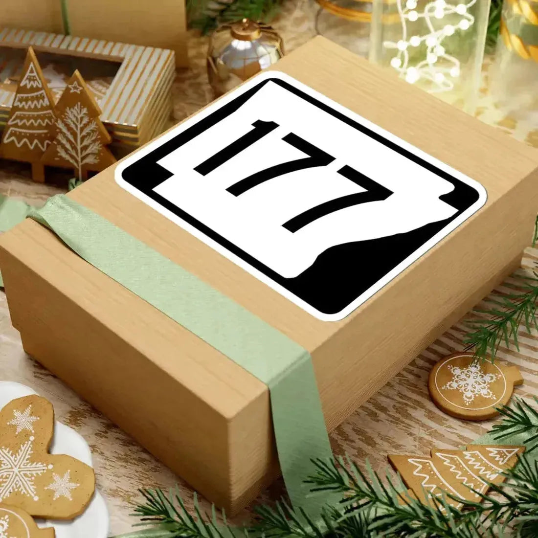 Arkansas 177 (Arkansas) (Road Sign) STICKER Vinyl Kiss-Cut Decal - The Sticker Space